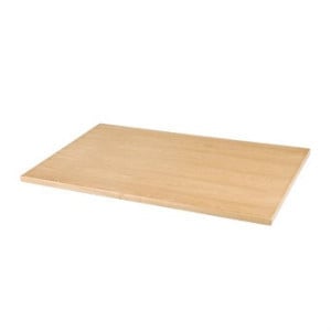 Plateau de Table Frêne Naturel 700 x 1100 mm Bolero pour Cuisine Professionnelle