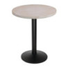 Round White Vintage Table Top 600 mm Bolero DY729