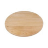 Mesa redonda de madera natural de 600 mm Bolero DY738 - Esencial para cocina profesional