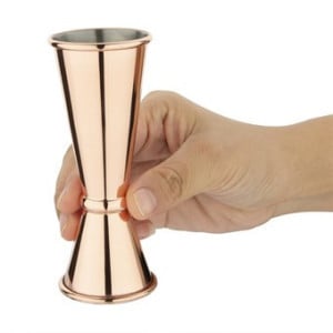 Medida de vaso cónico de cobre 25/50ml Olympia DR606 - Precisión y elegancia