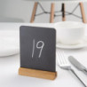 Mini Ardoises de Table 100 x 80mm - Lot de 4 Olympia Mots-Clés: Élégantes, Cuisine Professionnelle