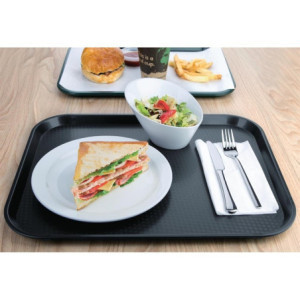 Bandeja de autoservicio antracita Olympia 340 x 450 mm - Resistente y elegante