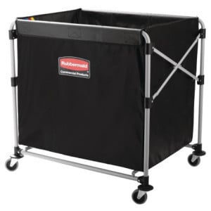 Carro plegable X-Cart 300L Rubbermaid: manejable y resistente