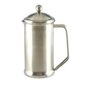 Cafetera de émbolo de acero inoxidable satinado 3 tazas Olympia