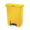 Poubelle Jaune 30L Rubbermaid - Pedal Frontal Ultra Resistente