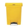 Poubelle Jaune 30L Rubbermaid - Pedal Frontal Ultra Resistente