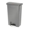 Poubelle à Pédale Frontale Grise 50L - Higiénico & Práctico | Rubbermaid