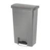 Poubelle à Pédale Frontale Grise 50L - Higiénico & Práctico | Rubbermaid