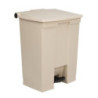 Contenedor con Pedal Beige 68 L Rubbermaid Step-On: Calidad y Práctica