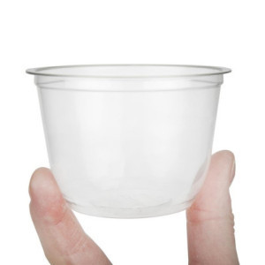 Envases transparentes PET reciclables de 227 ml - ¡Destaca tus creaciones culinarias!