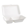 Cajas 2 Compartimentos de Bagazo Compostables 253 mm - Lote 200