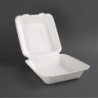 Cajas compostables de bagazo de caña de azúcar de 223 mm - Lote de 200, ecológicas