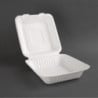 Cajas compostables Bagasse 223mm - Lote de 200, eco-responsables