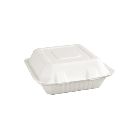 Cajas 3 Compartimentos de Bagazo Compostables 201mm - Lote de 200