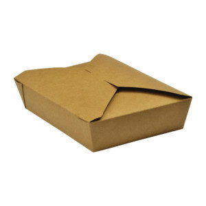 Boîtes Alimentaires Carton Compostable No.2 1500ml - Lot de 280 Vegware - Écologiques et pratiques