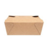 Compostable Cardboard Food Boxes No. 3 1800 ml - Pack of 180 - Vegware - Eco-friendly and practical!