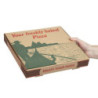 Cajas de pizza impresas compostables de 311 mm - Lote de 100 por FourniResto