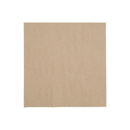 Servilletas de aperitivo recicladas 2 capas 330 mm Kraft - Lote de 2000