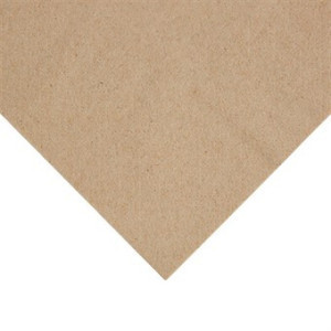 Servilletas de aperitivo recicladas 2 capas 330 mm Kraft - Lote de 2000