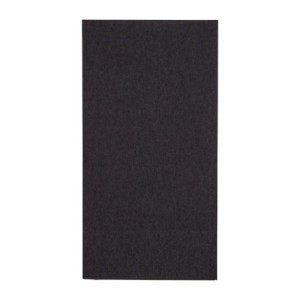 Dinner Napkins 2 Ply 1/8 Black 400mm - Pack of 2000 | Premium Paper Quality