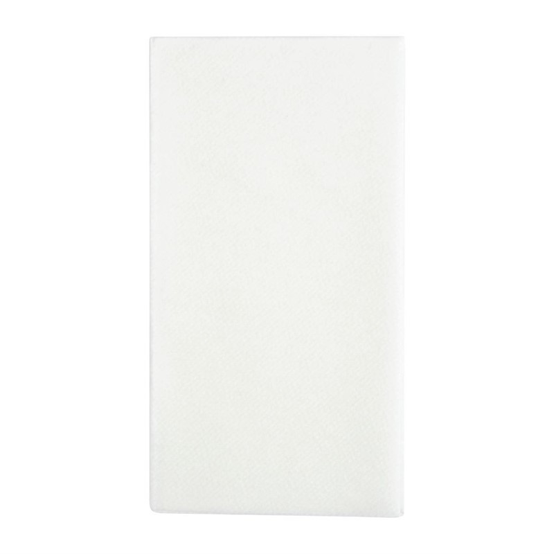 Servilletas de mesa Airlaid Plegado en 8 Premium Blancas 40x40cm - Lote de 500