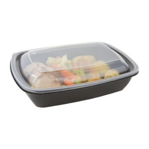 Envases alimentarios rectangulares de 900 ml - Lote de 300