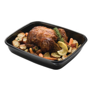 Envases alimentarios rectangulares de 900 ml - Lote de 300