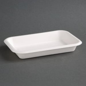 Barquetas compostables de bagazo de caña de azúcar 680 ml - Lote de 50, calidad superior