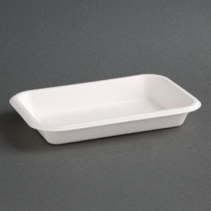 Barquettes compostables en bagasse 680 ml - Lot de 50, qualité supérieure