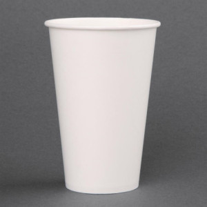 Vasos de papel de 340 ml - Paquete de 1000, 80 mm - Bebidas Frías Fiesta Reciclable