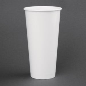 Vasos Bebidas Frías Papel 625ml 90mm - Lote 1000 reciclables, elegantes & prácticos