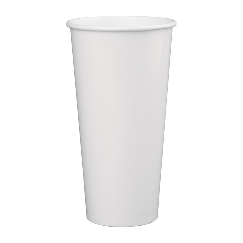 Vasos Bebidas Frías Papel 625ml 90mm - Lote 1000 reciclables, elegantes y prácticos