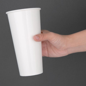 Vasos Bebidas Frías Papel 625ml 90mm - Lote 1000 reciclables, elegantes y prácticos