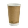 Vasos Bebidas calientes Doble Pared Compostables 455 ml - Lote de 500 por Vegware