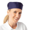 Gorro de cocina azul Whites Chefs Clothing A204 - ¡Comodidad y estilo Destácate en la cocina!