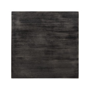 Mesa cuadrada vintage negra de 700 mm Bolero