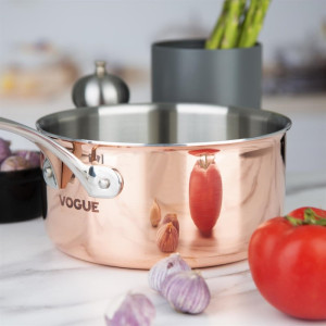 Triple Wall Copper Induction Casserole 200x100 mm Vogue