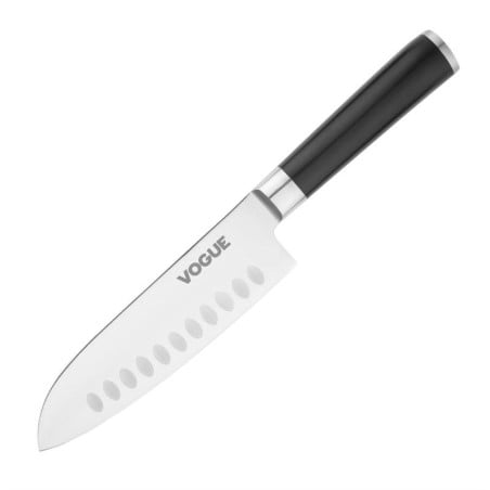 Cuchillo Santoku de acero inoxidable de 180 mm Vogue FS686 - Calidad profesional