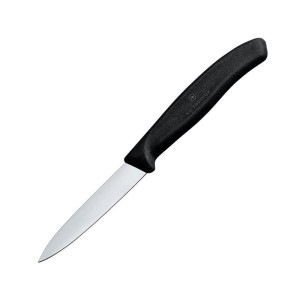 Cuchillo de oficina Puntilla Negro 8 cm - Victorinox: Calidad profesional y precisión excepcional.