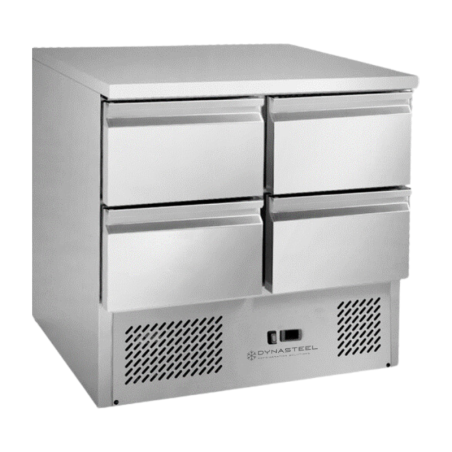 Mesa Refrigerada Positiva - 4 Cajones GN 1/2 Dynasteel: Calidad y Rendimiento