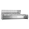 Saladette Refrigerada para Colocar Tapa Inox - 6 x GN 1/4 - Dynasteel