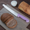 Cuchillo de repostería dentado violeta de 25 cm - Hygiplas - Resistente y práctico