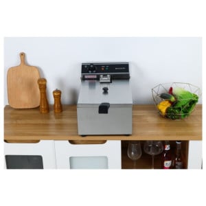 Friteuse Profesional 10 L 3000 W Inox — Termostato
