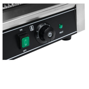 Grill Panini Pro 2200 W Ranurado 340x220 mm Inox