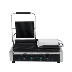 Grill Panini Doble - Placas Estriadas - Dynasteel