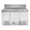 Saladette Compacta - 3 Puertas con Techo Abatible - Dynasteel