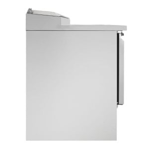 Saladette Compacta - 3 Puertas con Techo Abatible - Dynasteel