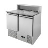 Refrigerated Pizza Cabinet 2 Doors - 5 GN 1/6 Pans Dynasteel | Fourniresto