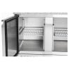 Mueble de pizza refrigerado de 2 puertas - 5 recipientes GN 1/6 Dynasteel | Fourniresto