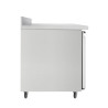 2-Door GN1/1 Refrigerated Table - Depth 700 with Backsplash - Dynasteel